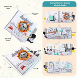 SoftTails – Kleurrijk & Sensorisch – Baby staartboekje