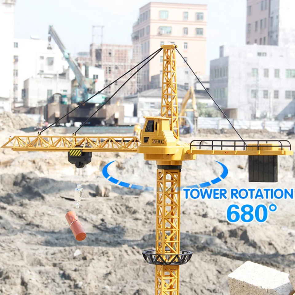 CranePro – Interactief & Realistisch – RC Torenkraan Speelgoed