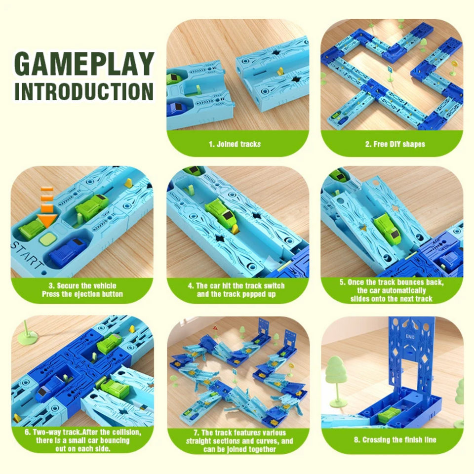 GravityRacer – Leerzaam & Leuk – DIY Voertuigen Track Set