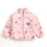 CozyFleece – Zacht & Speels – Warme Kinderjas met Cartoonprint