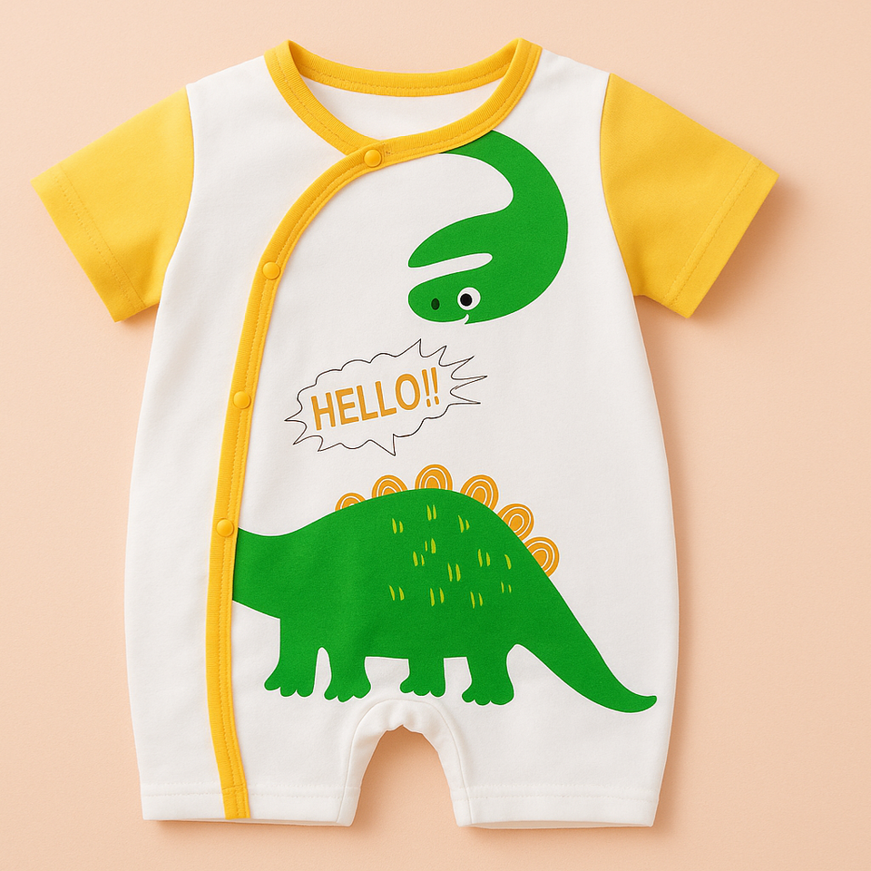 Mini Fashion™ - Comfort Voor Elke Nacht - Pyjama Bodysuit korte mouwen