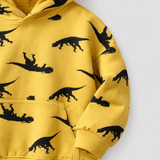 DinoStyle – Warm & Ademend – Hoodie met Triceratops Print
