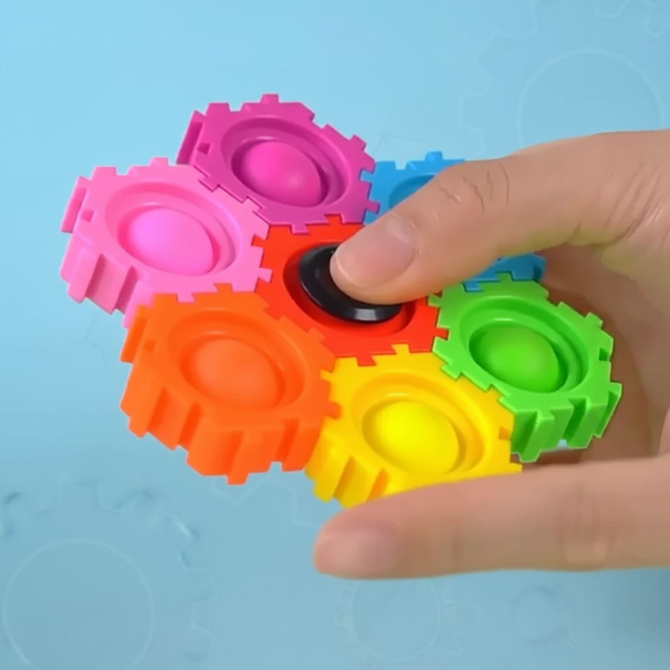 GearSpin – Educatief & Interactief – Stressverlichting Speelgoed