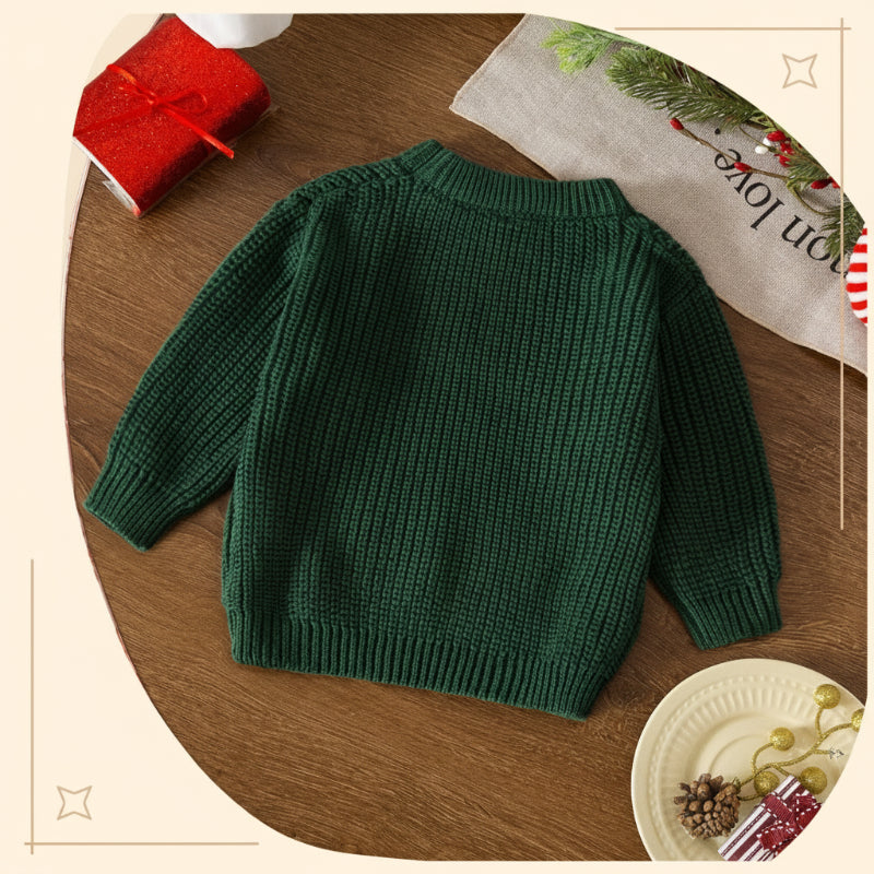 JoyKnit – Knus & Warm - Kersttrui met tekst