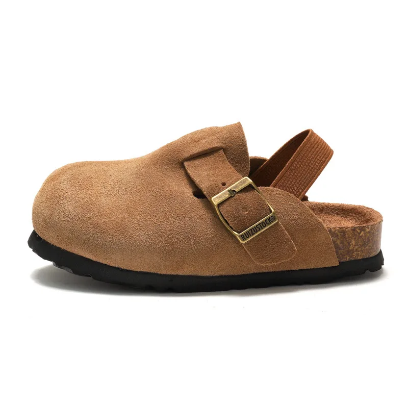 LittleWalk – Comfortabel & Trendy – Suède Clogs Sandalen