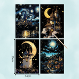 GlowArt – Glow-in-the-dark – Kraskaarten Set