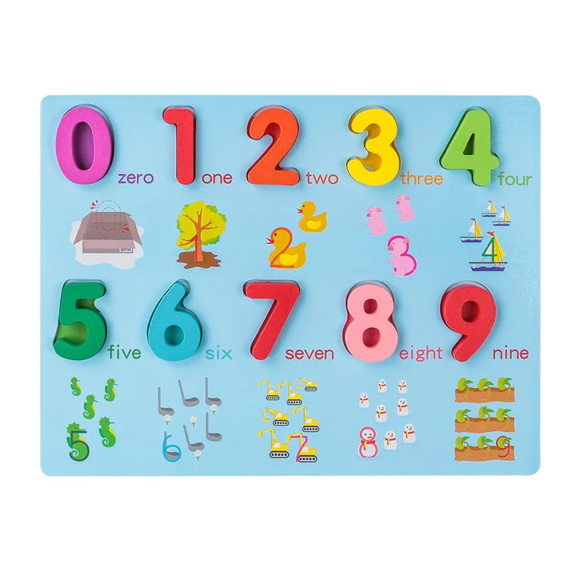 SmartBoard – Kleurrijk & Educatief – Montessori Cijfer & Letter Leerpuzzel