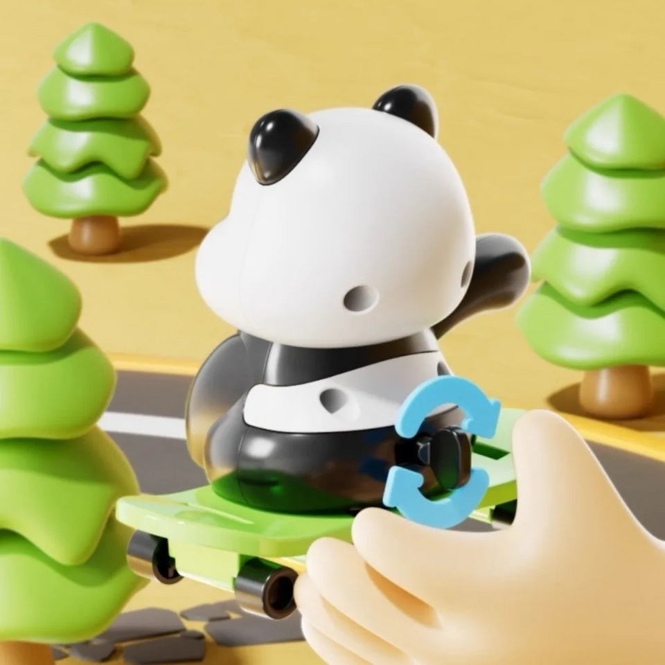 PandaPlay – Leuk  & Actief – Opwindbaar Panda Speeltje