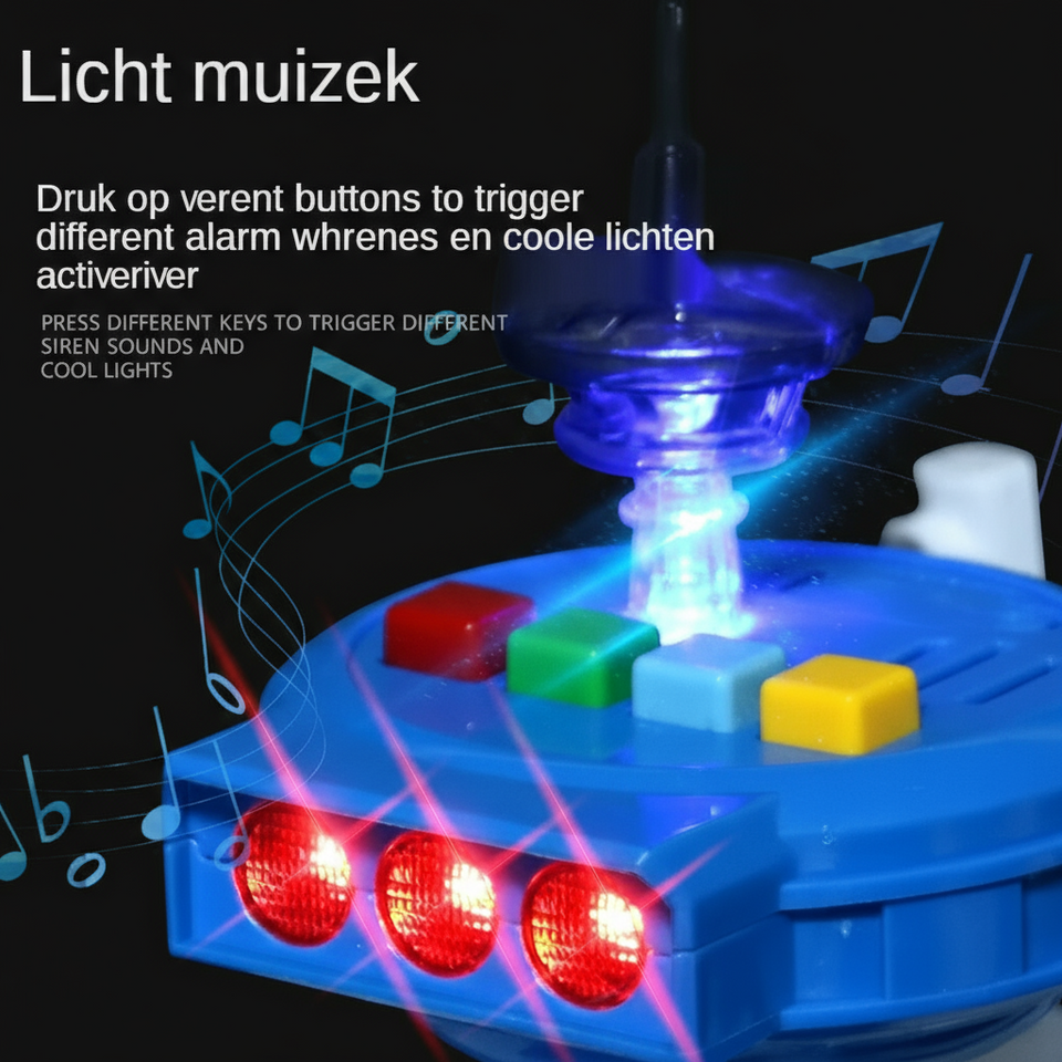 PlayHarbor – Muzikaal & Interactief – Speelgoed Boot met Licht & Geluid
