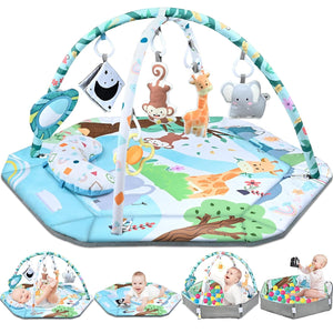 SensoryHaven – 8-in-1 Groei & Spel – Baby Speelkleed