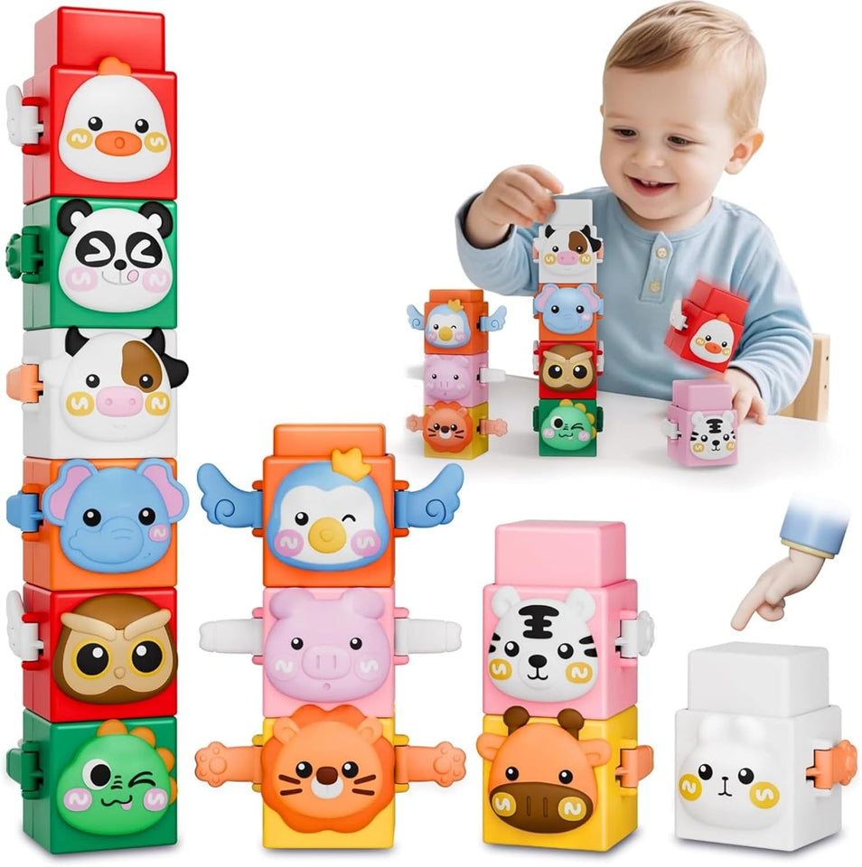 StackAnimals – Leuk & Educatief – Dieren Stapel Speelset