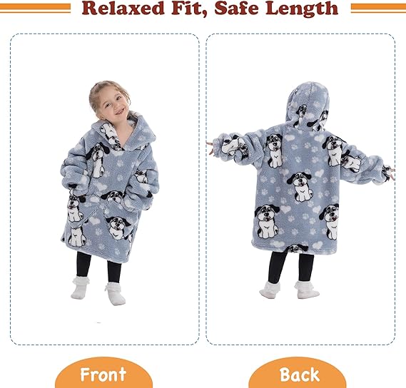 HappySnug – Schattig en comfortabel – Kinderdeken met capuchon