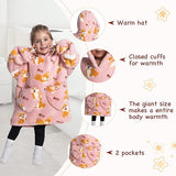 HappySnug – Schattig en comfortabel – Kinderdeken met capuchon