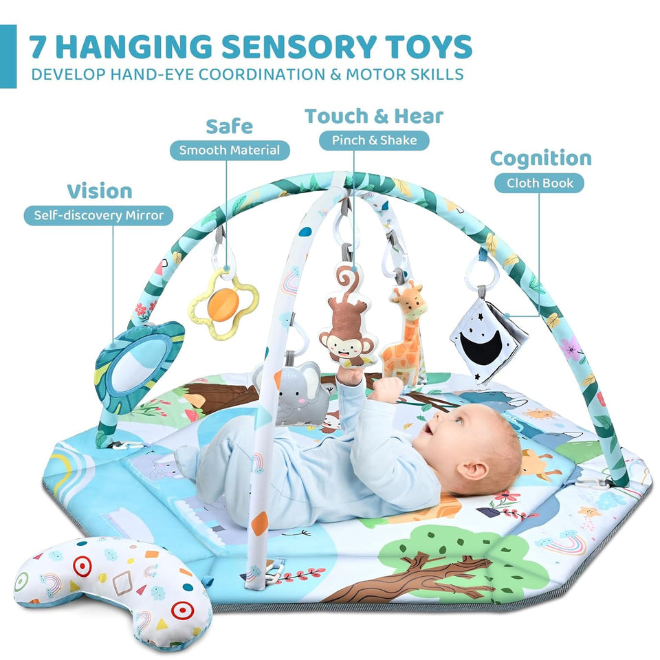 SensoryHaven – 8-in-1 Groei & Spel – Baby Speelkleed
