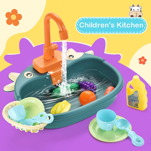 Dish Sink Set™ - Wassen, spoelen, spelen! - Kinderkeuken afwastafel