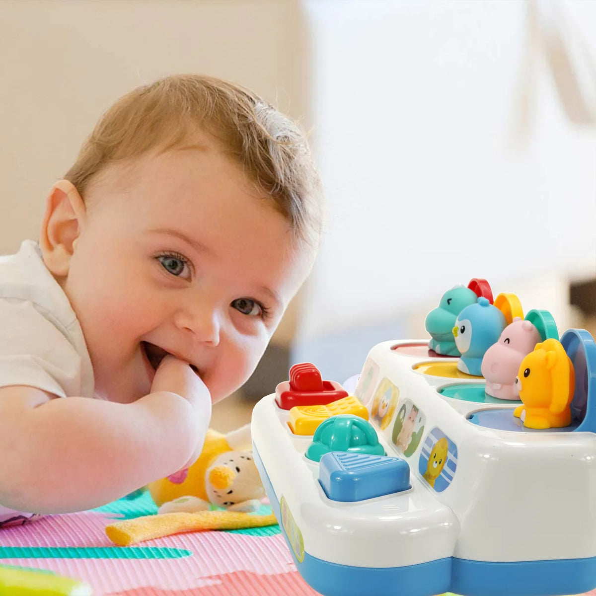 Baby Button Toy™ - Ploppend plezier - Babyspeelgoed – Mijn Hummeltje