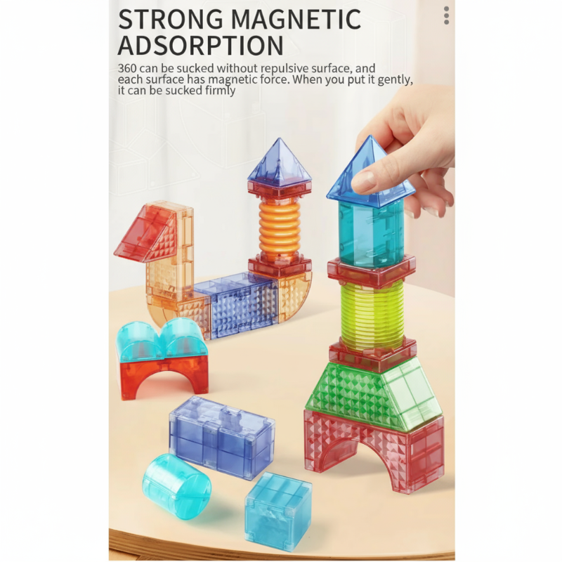 MagniCube – Creatief & Educatief – Magnetische Bouwblokken Set