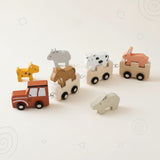 TrainCount –  Klassiek & Educatief – Houten Montessori Trein