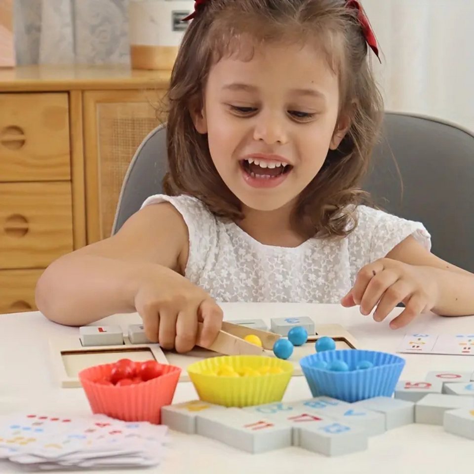 Kleurenwijs – Spelenderwijs Leren – Montessori Tel- en Sorteerspel