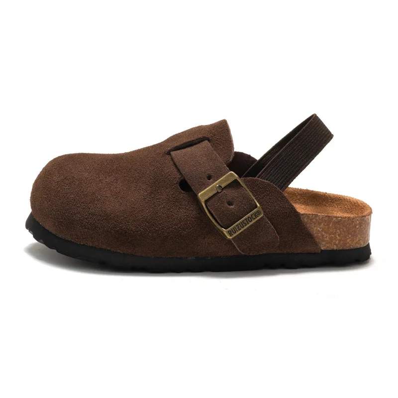 LittleWalk – Comfortabel & Trendy – Suède Clogs Sandalen