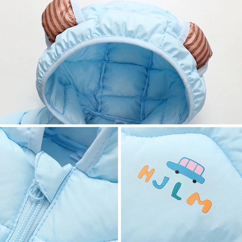 CozyBear – Warm & Schattig – Kinder Winterjas met Berenprint