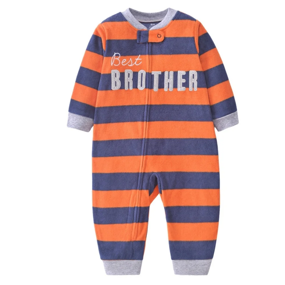 WarmBuddy – Schattig & Zacht – Baby Jumpsuit van Fleece met Cartoonprint