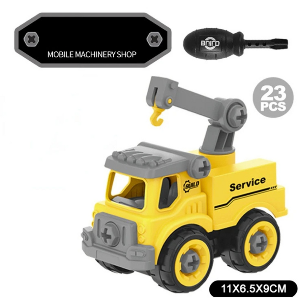 Construction Trucks™ - Techniek en verbeelding met constructievoertuigen - DIY Constructievoertuig