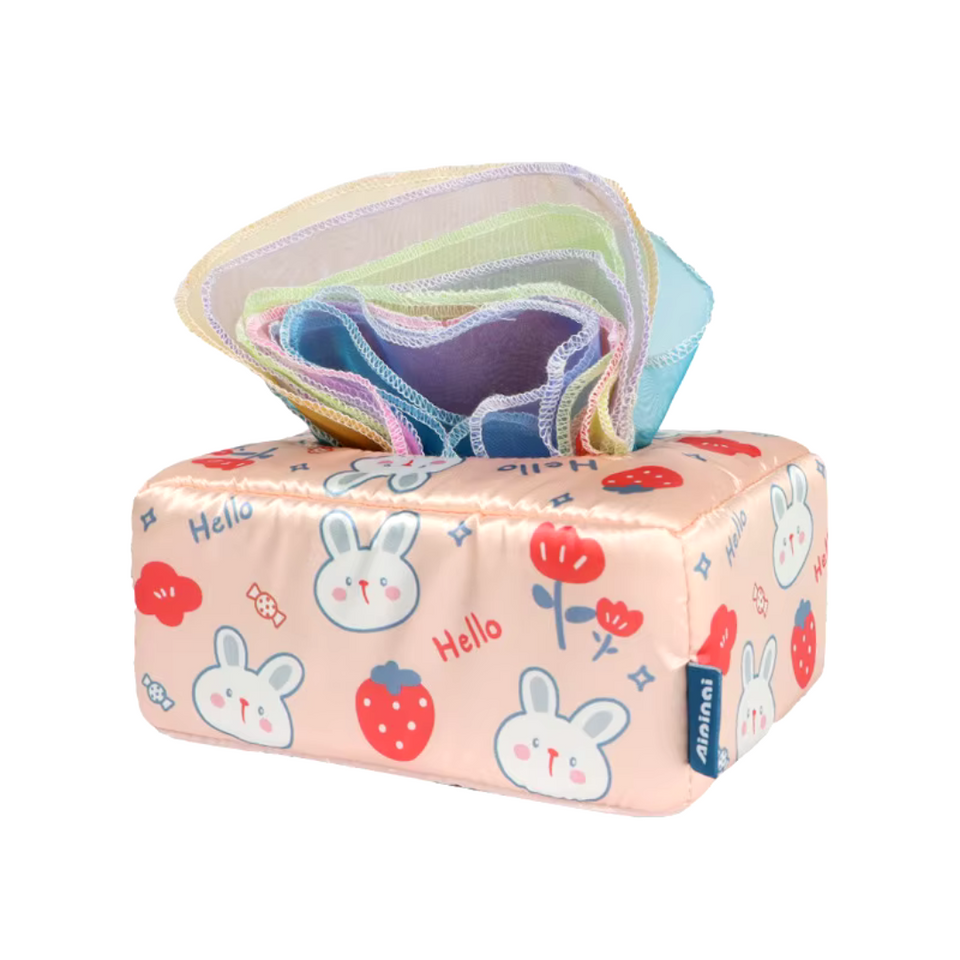 KleurenKracht – Ontwikkeling & Zintuigen – Montessori Sensorische Tissuebox