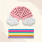 FidgetFrost – Speels & Zacht – Siliconen Busy Board