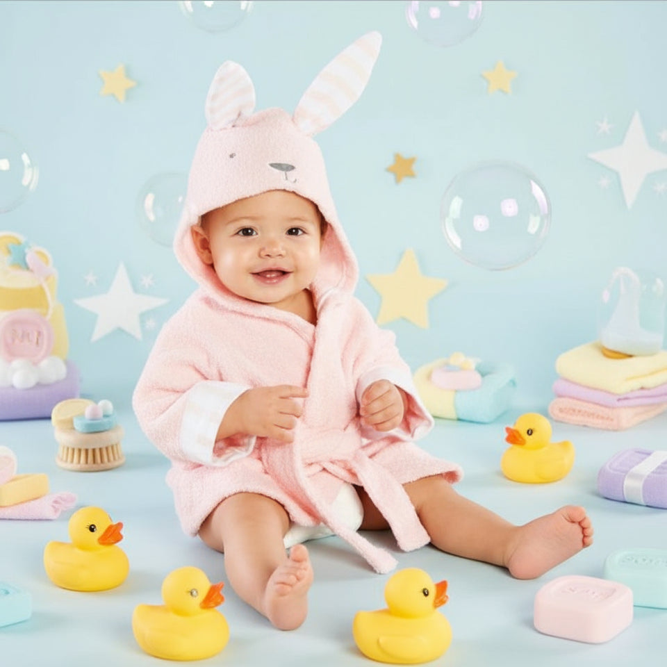 CozyNest – Zacht & Absorberend – Badjas met Dierendesign