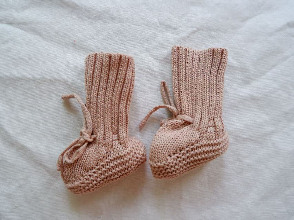 Mini Fashion™ - Warm & Stijlvol - Gebreide Babyslofjes