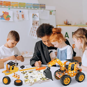 MetalBuild – Stoer & Educatief – Constructie Voertuig Set