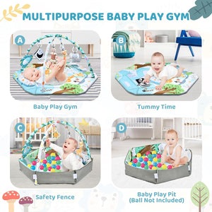 SensoryHaven – 8-in-1 Groei & Spel – Baby Speelkleed