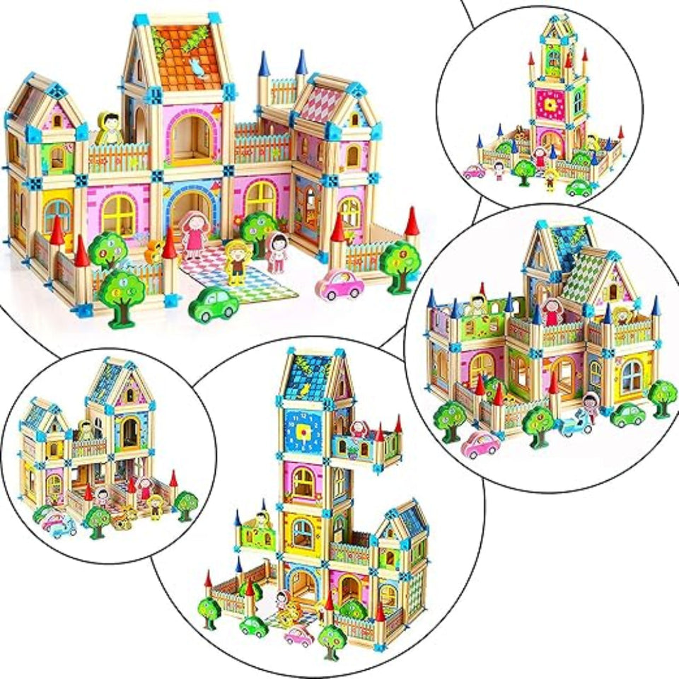 Woods – Duurzaam & Creatief – Houten Bouwset voor Kinderen