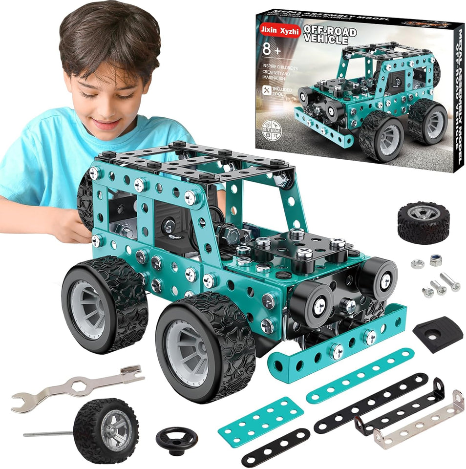 MetalBuild – Stoer & Educatief – Constructie Voertuig Set