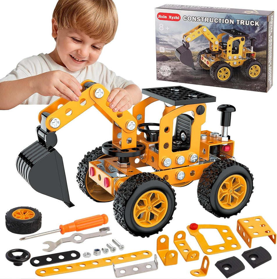 MetalBuild – Stoer & Educatief – Constructie Voertuig Set