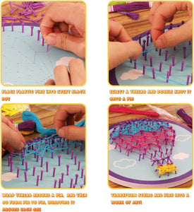 String Art Craft Kit™ - Kleurrijke creaties in touw - String art patronen