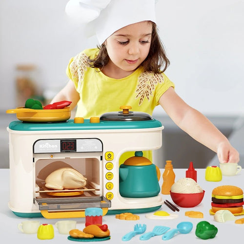Kitchen Toy™ -  Leer speels koken - Keuken Speelgoed Set