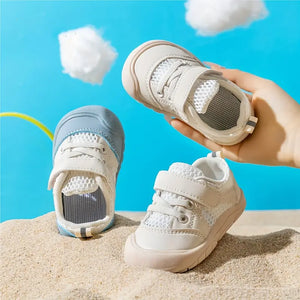 TinySteps - Natuurlijk & Veilig - Barefoot Babyschoenen Blauw