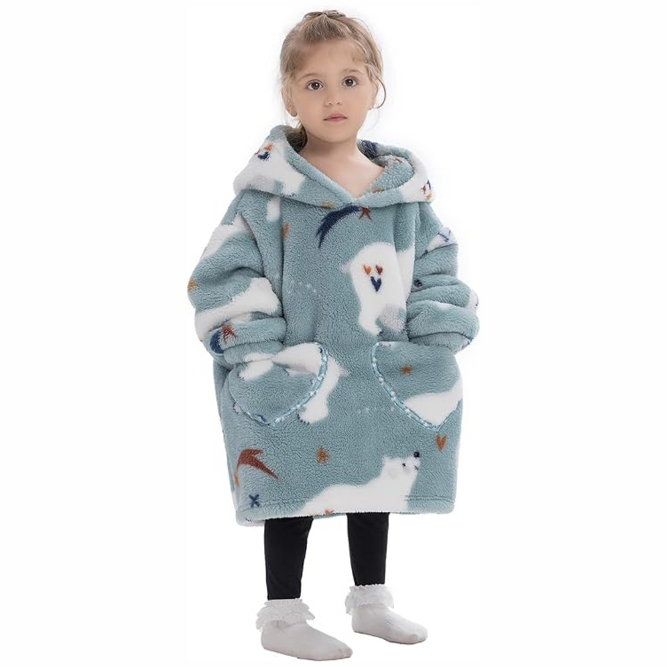 HappySnug – Schattig en comfortabel – Kinderdeken met capuchon