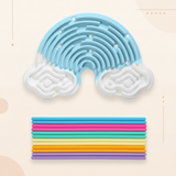 FidgetFrost – Speels & Zacht – Siliconen Busy Board