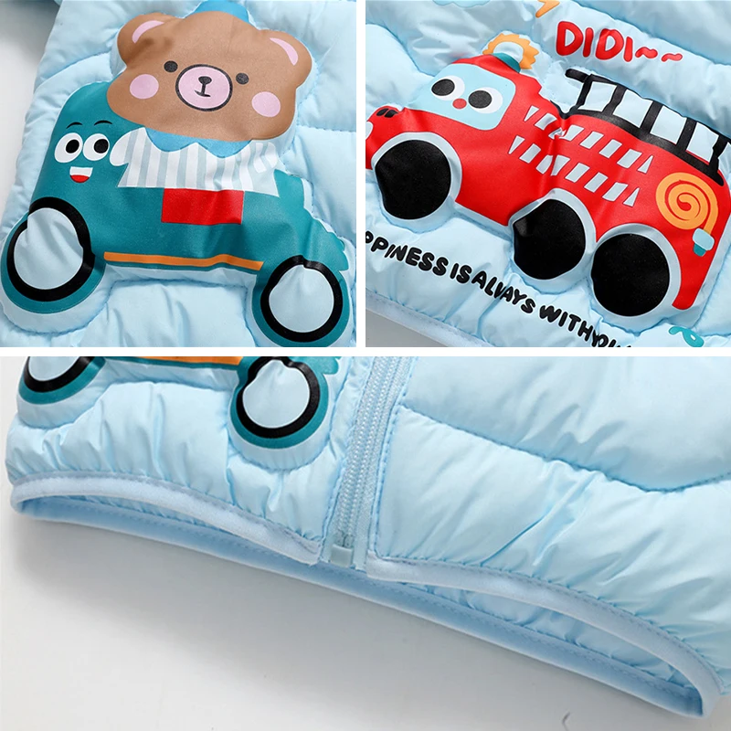 CozyBear – Warm & Schattig – Kinder Winterjas met Berenprint
