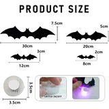 SpookyGlow – Griezelig & Sfeervol – Halloween Vleermuis LED Wanddecoratie