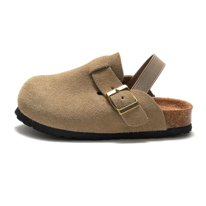 LittleWalk – Comfortabel & Trendy – Suède Clogs Sandalen