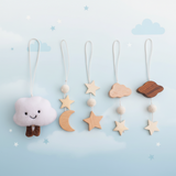 Wooden Baby Rattle Toy – Sensorisch & Veilig – Baby Gym