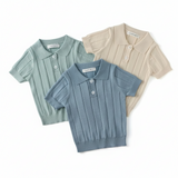 MiniLuxe – Elegant & Comfortabel – Polo Shirt met Gebreide Stof