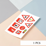 KidoTape – Kleurrijk & Handig – Verkeersweg Sticker Tape Set