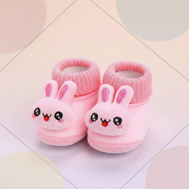 CuddleSteps – Warm en antislip – Dieren Baby Sloffen
