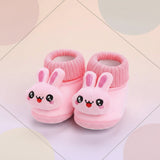 CuddleSteps – Warm en antislip – Dieren Baby Sloffen