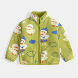 CozyFleece – Zacht & Speels – Warme Kinderjas met Cartoonprint